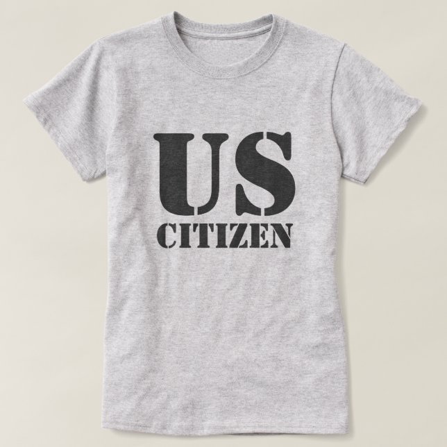 T-shirt Citoyen américain (Design devant)
