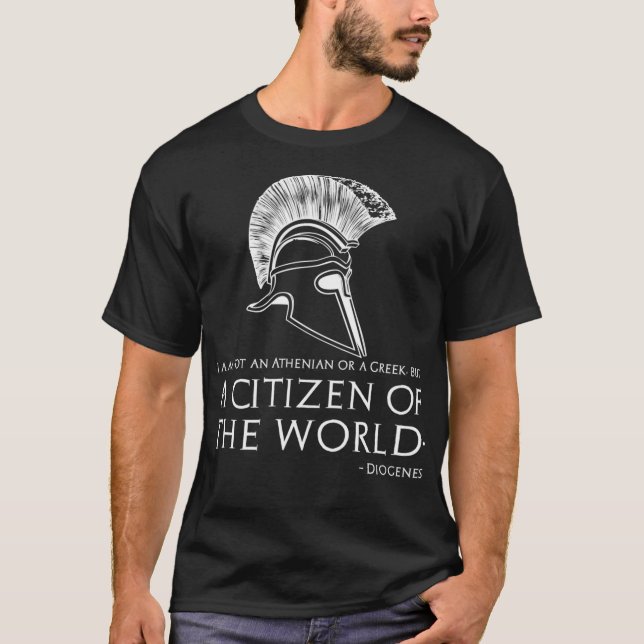 T-shirt Citoyen Du Monde La Philosophie Grecque Ancienne D (Devant)