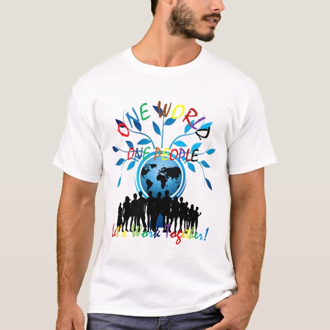 T-shirt Citoyen du Monde Uni (Devant)