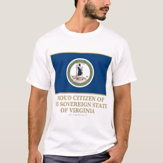 T-shirt Citoyen fier de la Virginie (Devant)