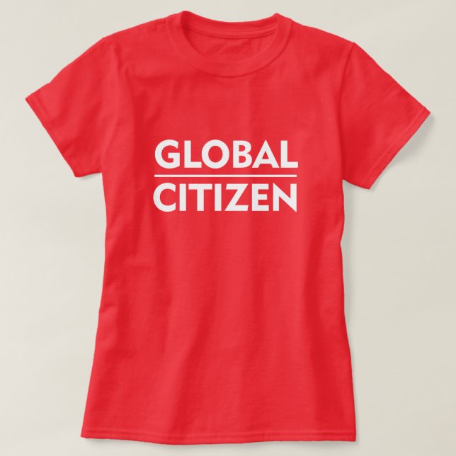 T-SHIRT CITOYEN MONDIAL (Design devant)