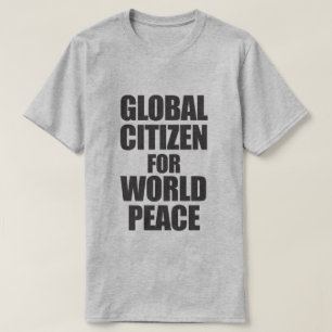T-SHIRT CITOYEN MONDIAL POUR LA PAIX MONDIALE