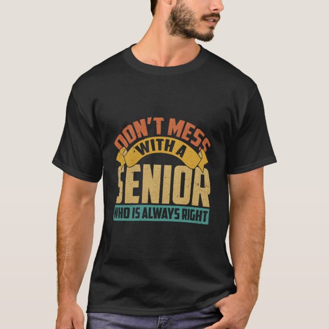 T-shirt Citoyen senior Guy Vieux Homme Gag Aîné Grand-père (Devant)