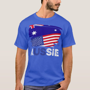 T-shirt Citoyenneté double Australie Aussie Américaine Cit