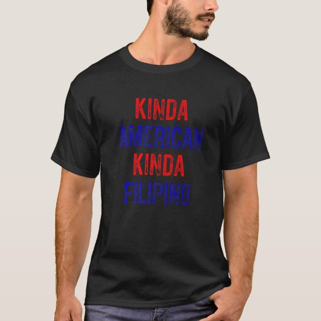 T-shirt Citoyenneté double Philippine American Citide Prid (Devant)
