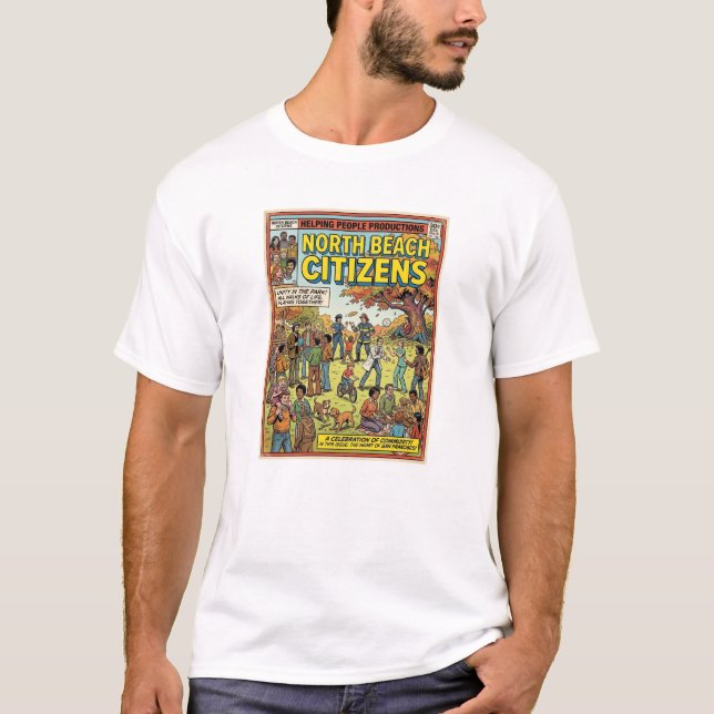 T-shirt Citoyens de North Beach (Devant)