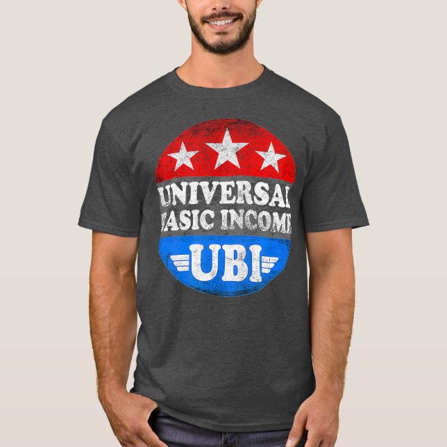 T-shirt Citoyens du revenu universel de base Dividend Just (Devant)