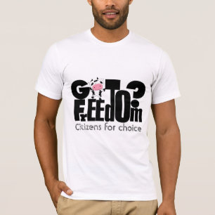 T-shirt Citoyens pour le choix Alimentation Santé Liberté