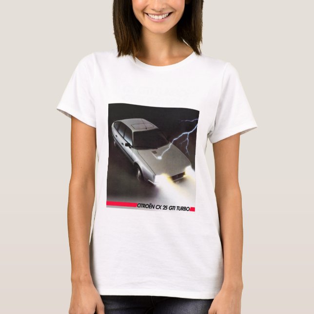 T-SHIRT CITROEN CX GTI TURBO197 (Devant)