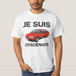T-shirt Citroëniste de suis de Je - Citroën rouge BX