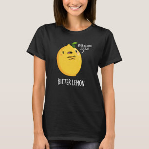 T-shirt Citron amer Funky Fruit Pun Dark BG