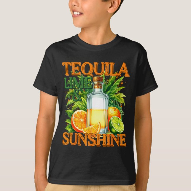 T-shirt Citron &amp; soleil cinco de mayo buvant drôle (Devant)