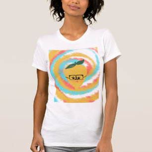 T-shirt Citron avec attitude et lunettes Tie Dye