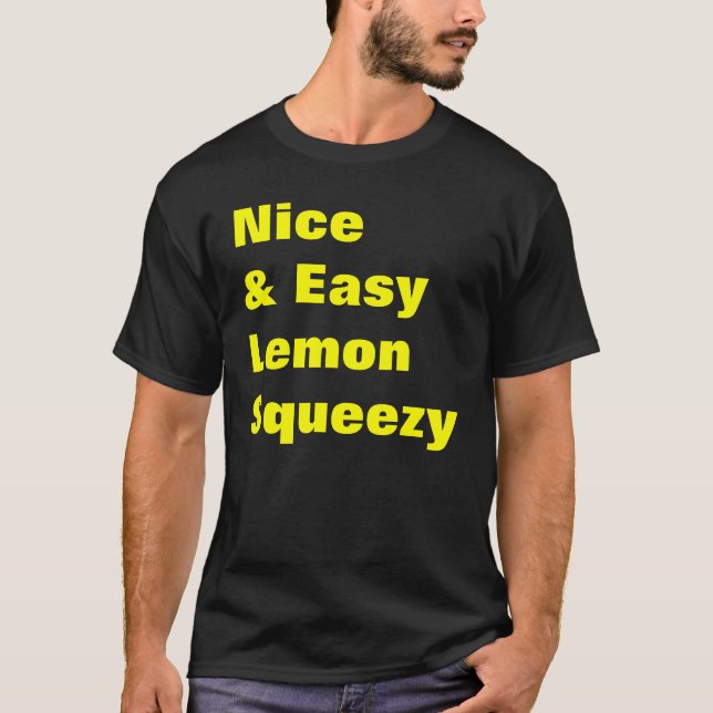 T-shirt Citron bon et facile Squeezy (Devant)