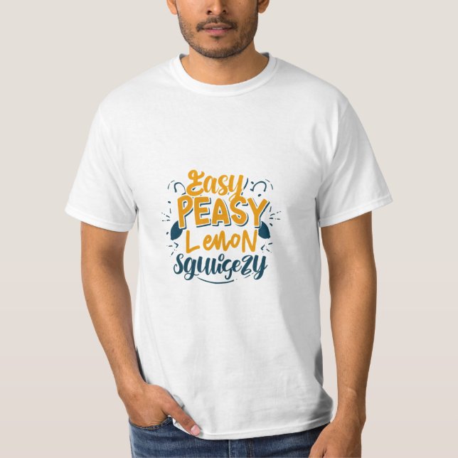 T-shirt citron doux (Devant)