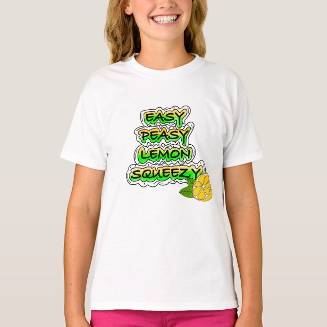 T-shirt Citron doux facile (Devant)