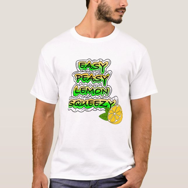 T-shirt Citron doux facile (Devant)