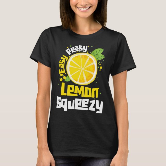 T-shirt Citron doux Squeezy Citrus Fruit Lemon (Devant)