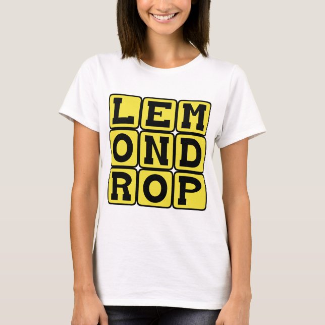 T-shirt Citron Drop, Cocktail Acidulé (Devant)