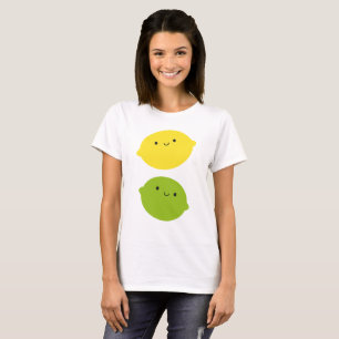 T-shirt Citron et chaux de Kawaii