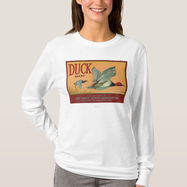 T-shirt Citron LabelSan Dimas, CA de canard (Devant)
