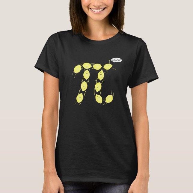 T-shirt Citron Pi Math Whizz Nerd tarte Baker Science Foie (Devant)
