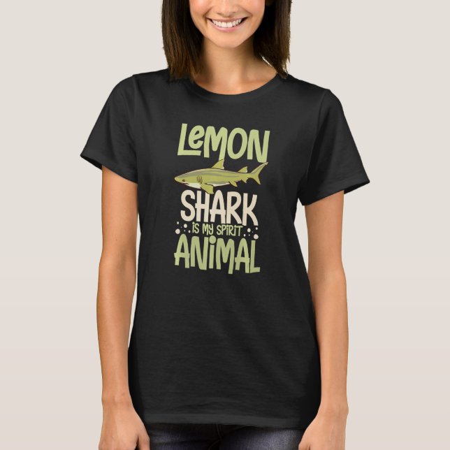 T-shirt Citron Requin Animal Tooth Ocean 1 (Devant)
