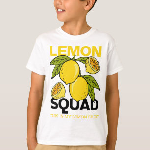 T-shirt Citron Squad Funny Lemonade Fruit aux agrumes d'ét
