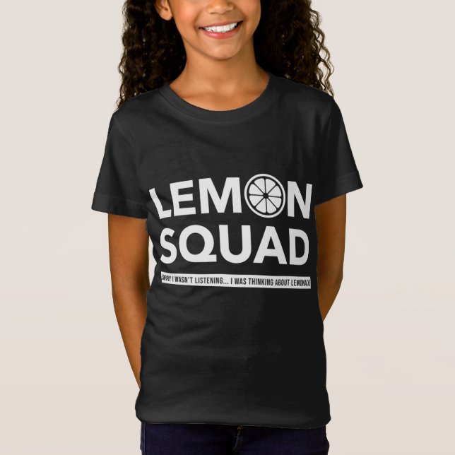 T-Shirt Citron Squad jus de citron Fruit d'été (Devant)