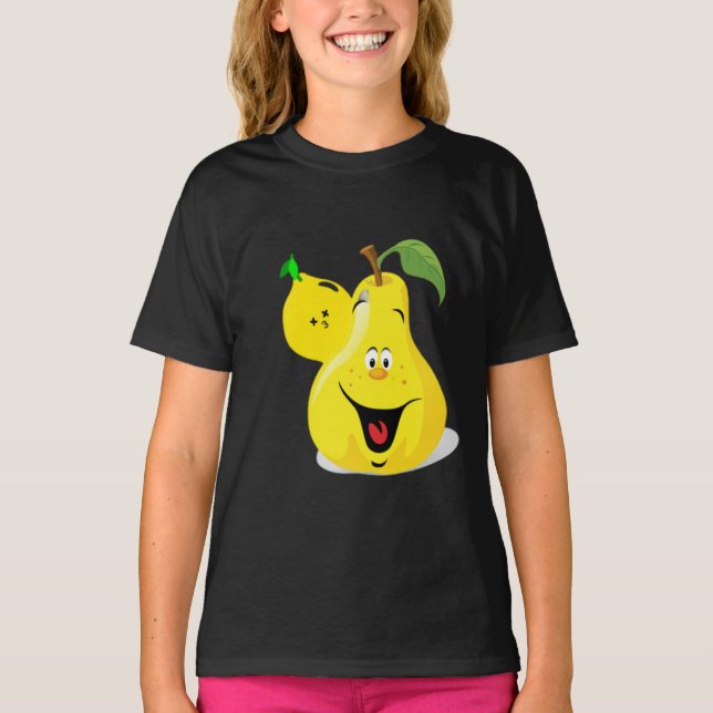 T-shirt Citron sur une poire (Devant)