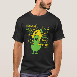 T-shirt Citron Sur Une Poire Mème Drôle Mème Foodie Woah É