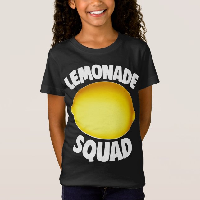 T-Shirt Citronade Squad Été Fruit Tropical Jaune (Devant)