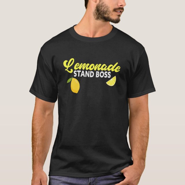 T-shirt Citronade Stand Boss Citron Jus Fruit (Devant)