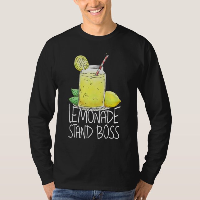 T-shirt Citronade Stand Boss Lemon Juice (Devant)