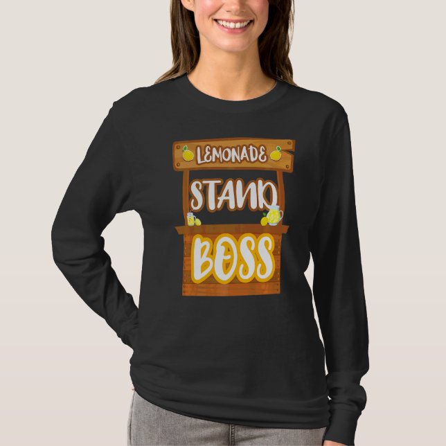 T-shirt Citronade Stand Boss Lemon Juice (Devant)