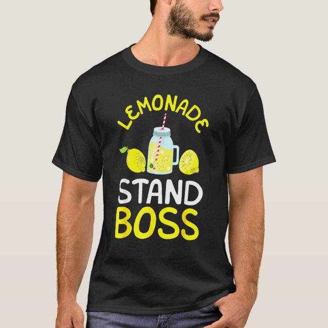 T-shirt Citronade Stand Boss Lemon Juice (Devant)