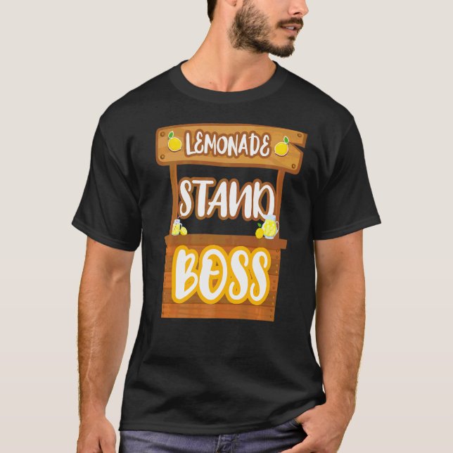 T-shirt Citronade Stand Boss Lemon Juice (Devant)