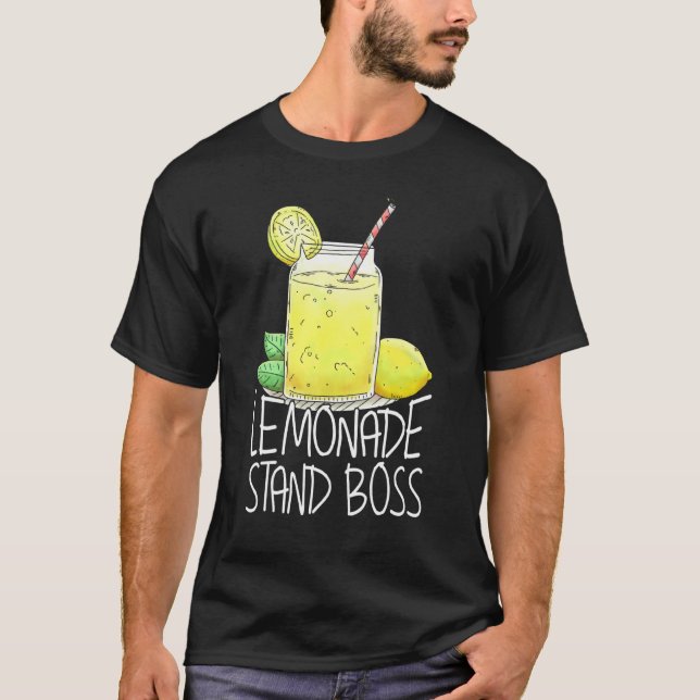T-shirt Citronade Stand Boss Lemon Juice (Devant)