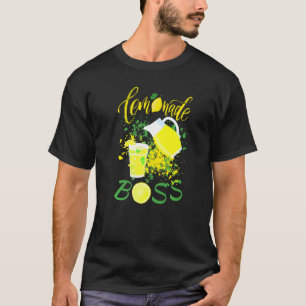 T-shirt Citronade Stand Boss Plaisanterie Citron Crush Jus