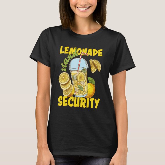 T-shirt Citronade Stand Security Jus de citron Consommatio (Devant)