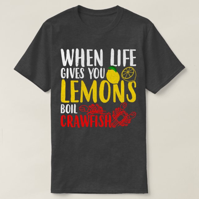 T-shirt Citrons Crawfish Homard d'eau douce Tee (Design devant)