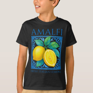 T-shirt Citrons frais italiens d'Amalfi Eté Voyage Vacance