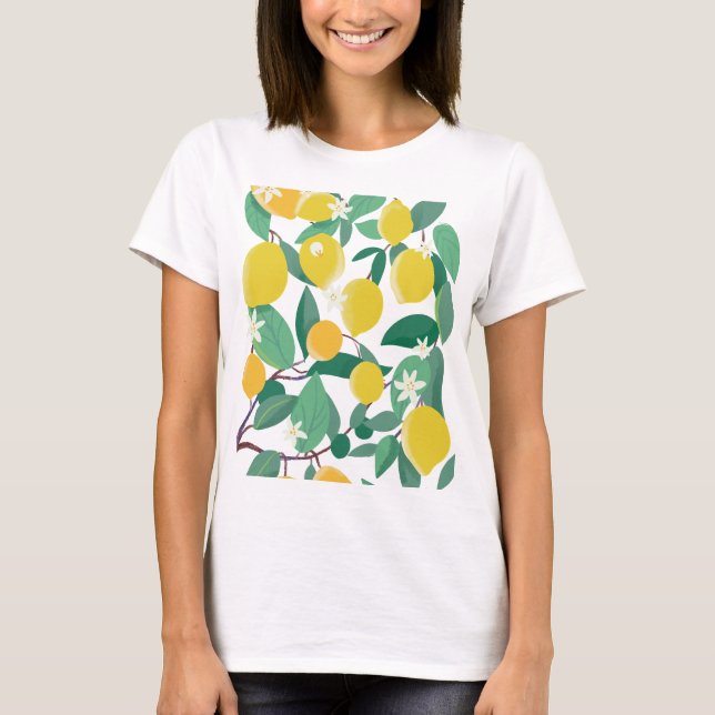 T-shirt citrons siciliens (Devant)