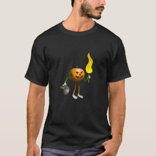 T-shirt Citrouille à l'occasion de la fête d'Halloween