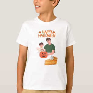 T-shirt citrouille à tarte