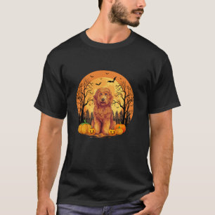 T-shirt Citrouille Avec Costume D'Halloween Amusant Golden