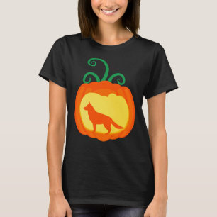T-shirt Citrouille berger allemand Amoureux des chiens Hal