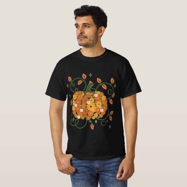 T-shirt Citrouille Boho (Devant entier)
