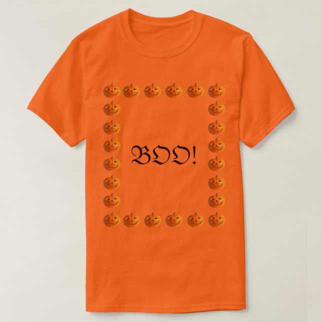 T-shirt Citrouille BOO (Design devant)