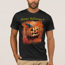 T-shirt Citrouille chaud pour Halloween Hommes